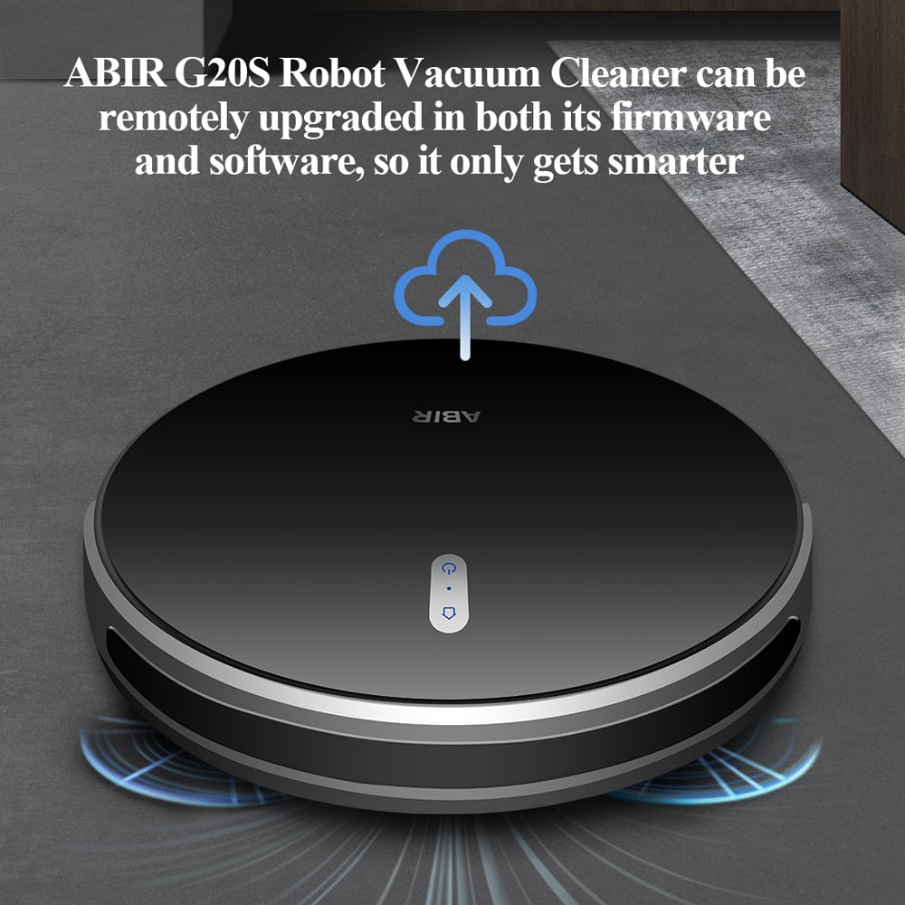 ABIR – serpillière Robot G20S, mémoire de carte, aspiration 6000Pa, mise à niveau à distance, vadrouille humide électrique, application WIFI, lavage intelligent des sols pour la maison - eShopinvi™