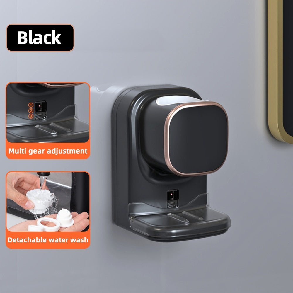 Distributeur de dentifrice intelligent à 3 modes, capteur automatique, presse-dentifrice électrique mural, accessoire de salle de bains amovible USB - eShopinvi™