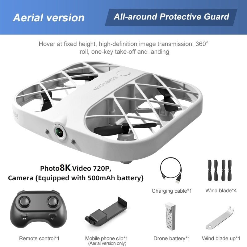 Drone Dron 8K 4K Quadcopter with Camera Real-Time Transmission Mini Pocket UFO Small Remote Control Plane Toy Boy - eShopinvi™