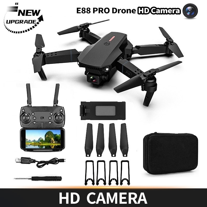 DRONE E88 Mini Professional HD Camera Obstacle - eShopinvi™
