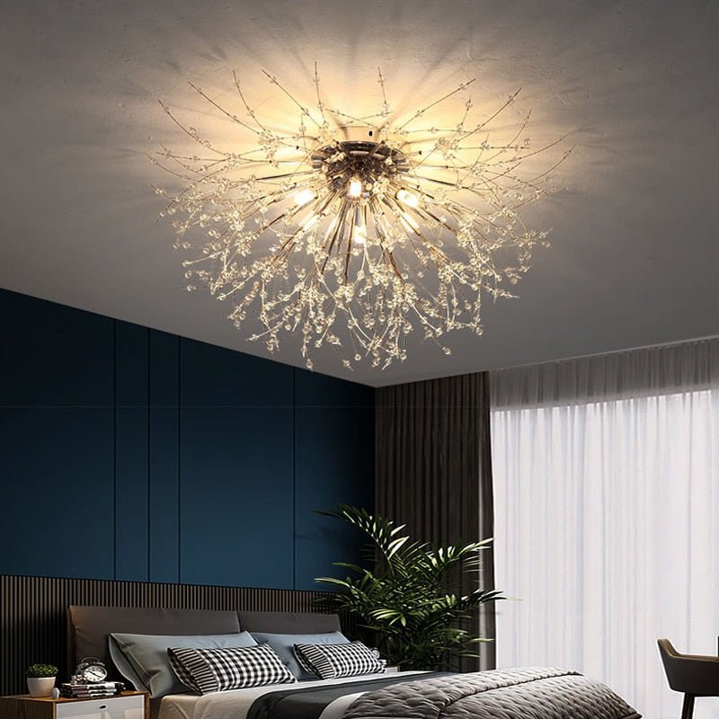Lustre LED moderne nordique Salon chambre salle à manger lustre luciole Simple maison éclairage intérieur décoration plafonniers - eShopinvi™