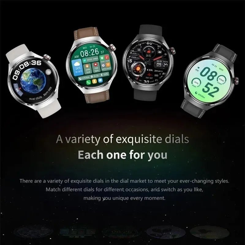 MONTRE 2023 New Watch4 Smartwatch GT4PRO AMOLED360*360 HD Full Screen Touch Bluetooth Call blood glucose monitoring GPS Watches GT4PRO - eShopinvi™