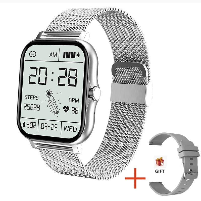 MONTRE LIGE 2023 Smart Watch For Men Women Gift Full Touch Screen Sports Fitness Watches Bluetooth Calls Digital Smartwatch Wristwatch - eShopinvi™
