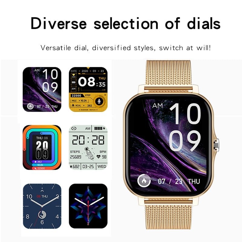 MONTRE LIGE 2023 Smart Watch For Men Women Gift Full Touch Screen Sports Fitness Watches Bluetooth Calls Digital Smartwatch Wristwatch - eShopinvi™