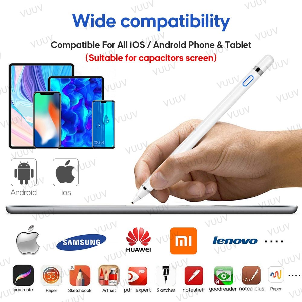 Stylet pour Apple tablette téléphone portable dessin stylet crayon pour téléphone tablette stylo Apple iPad crayon pour écran tactile Android - eShopinvi™